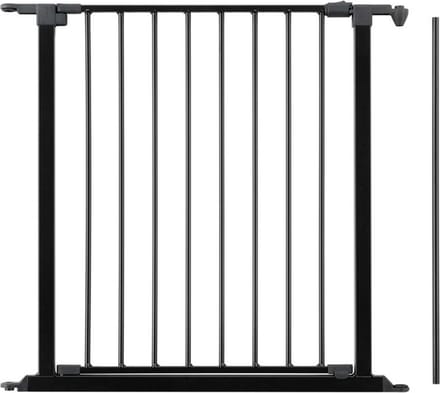 BabyDan Flex Deur - 72cm - uitbreiding - Zwart
