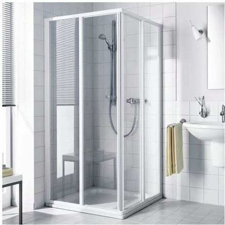 Kermi Ibiza 2000 corner entry 2-piece sliding door, half 90 cm I2ED2090201AK