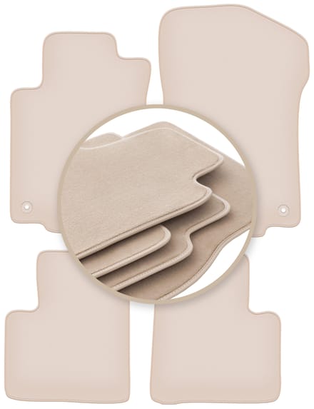 PREMIUM beige vloermatten voor: Mercedes GL I X164 SUV 2006-2012