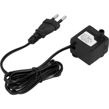 Mini dompelpomp anti-droogte aquarium dempende waterverversingsfilter 3W 80 GPH black