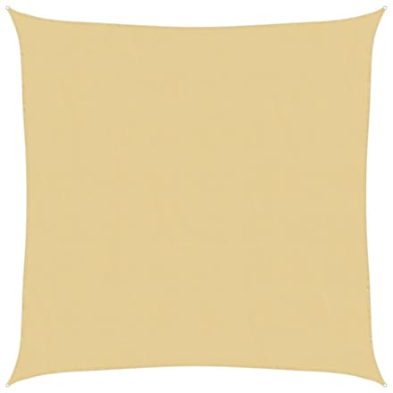 vidaXL - Zonnezeil - 3x3 - m - 100% - polyester - oxford - zandkleurig