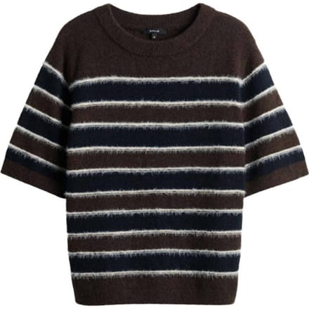 Loose fit pullover met met wol model 'Pimota Stripe'