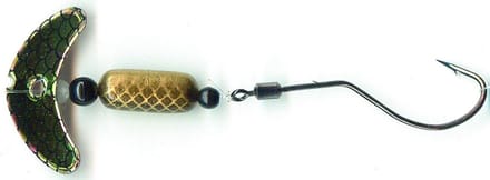 Spinneraas Kunstaas Jerkbait met Smile Blade voor Baars en Roofvis