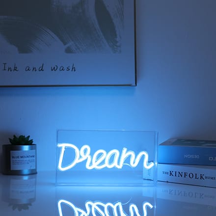 iTOTAL - neon LED light "DREAM" - Sfeerverlichting - wandlamp - ideaal voor studenten - mancave - decoratie - XL2766