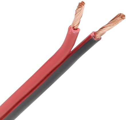 Helukabel luidsprekerkabel 2x0.5mm2 zwart/rood per rol 100 meter