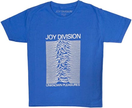 Joy Division - Unknown Pleasures Kinder Tshirt - Kids tm 12 jaar - Blauw