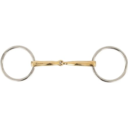 Enkel bit voor gebogen paard BR Equitation Soft Contact