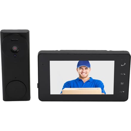 Système d'interphone vidéo WiFi 8MP 1080P Grand angle 170 degrés Conversation bidirectionnelle Vision nocturne Caméra sonnette