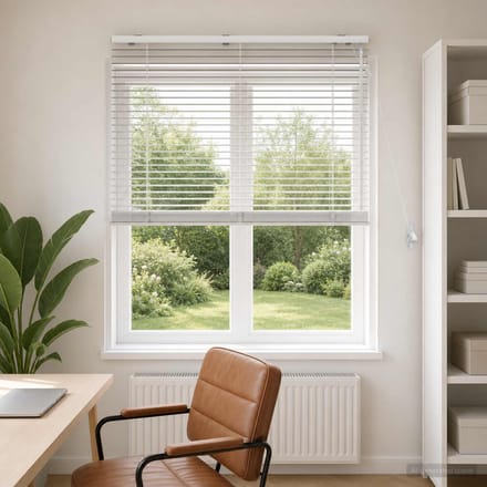 vidaXL - Venetiaanse - jaloezie - Wit - 100 - x - 160 - cm - 35 - mm