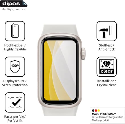 dipos – 2x Beschermfolie geschikt voor BUTFORFIT B6 | 3D Full Cover Screenprotector | 100% Passend
