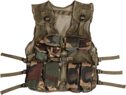 Fostex kinder tactical vest woodland camo