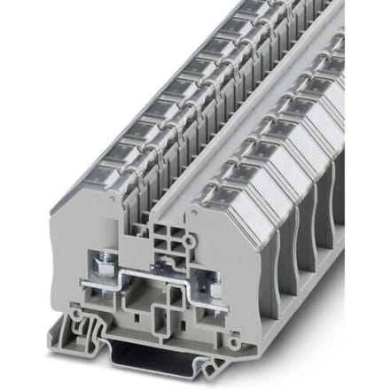Phoenix Contact 3049961 Doorgangsklem 16.3 mm Boutaansluiting Grijs 50 stuk(s)