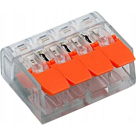 MParts PCT-414 - Kabelverbinder - 4x 0,14-4mm2 - Zwart