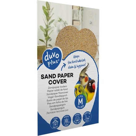 Duvoplus - Vogels - Zandpapier bodem S - 8pcs - 21x35cm