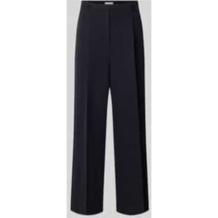 Wijdvallende broek met viscose,
