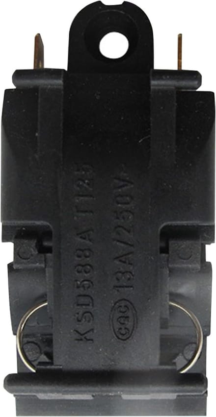 Waterkoker Thermostaatknop - Stoomknop Koker - Water Koken - Veiligheidsbescherming - 13 Ampère - Zwart