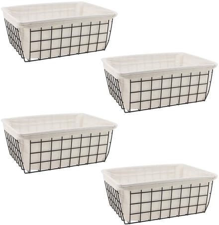 SPHProducts - Draadopbergmand - Stapelbare diepvriesmanden - Zwart
