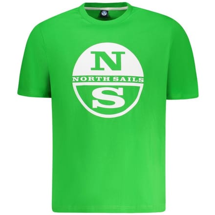 North Sails Verde Katoenen T-shirt voor Heren