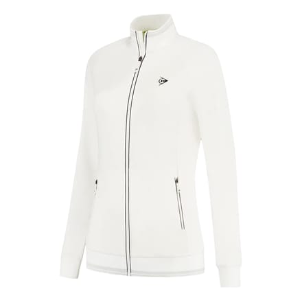 Dunlop Club Knitted Trainingsjack Dames-Wit