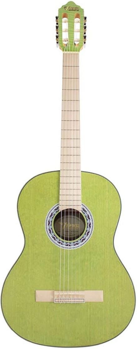 Valencia VC354GN Klassieke Gitaar 4/4 Groen Satin