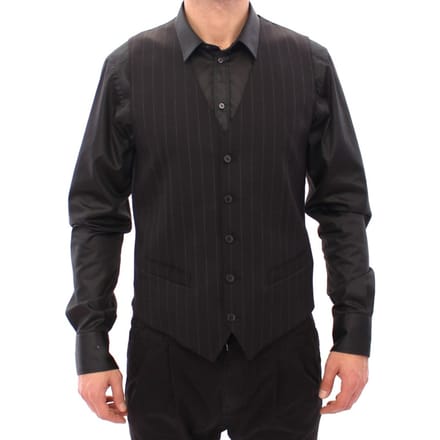 Streepmotief Vest Formele Stijl