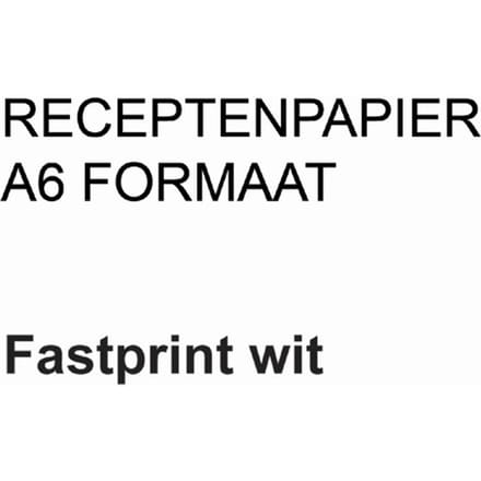 RECEPTPAPIER FASTPRINT A6 80GR WIT - doos 2000 vel