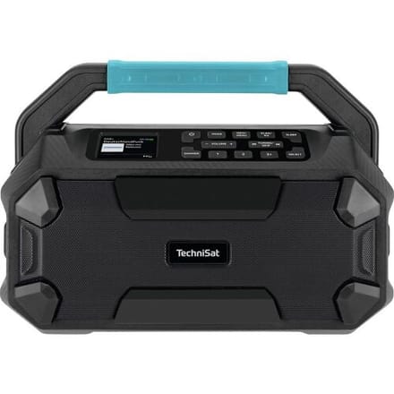 TechniSat VIOLA 231 OD Bouwradio DAB+, VHF (FM) DAB+, FM, Bluetooth Spatwaterbestendig Zwart