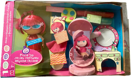 Mattel Pixie - Mooie kapsel - Magische gezichten - Poppen - Speelset