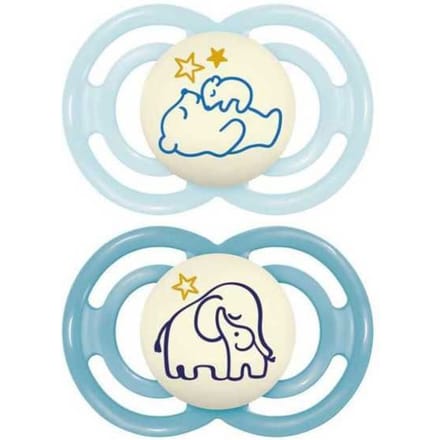 Mam Sucette Suprême Perfect + de 18 Mois Animaux Nuit Référence 51