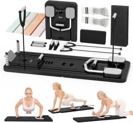 CLVP® Pilates Board - Pilates Bord - Pilates Board Reformer -Zwart