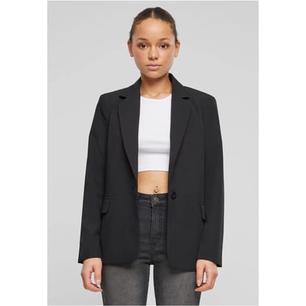 Urban Classics Basic Dames Blazer - zwart - S