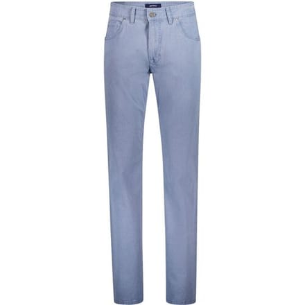 Gardeur Broek Bill Authentic Chino Look Fine Texture Comfort Stretch Midden Blauw / male