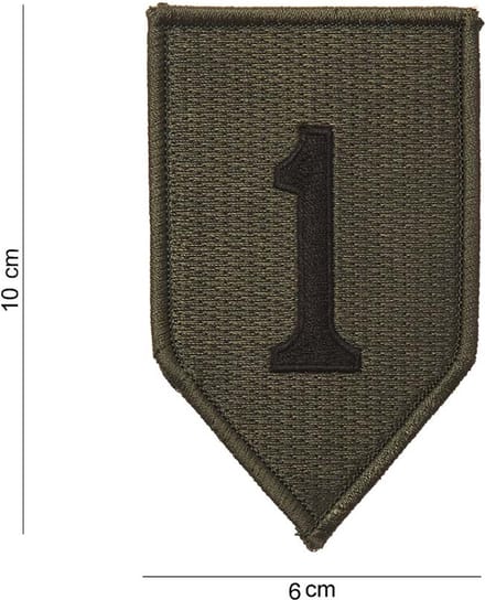 Embleem stof black one