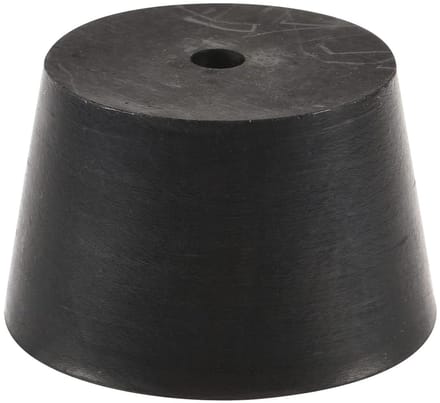 Rubberen Dop - Afsluitdop Beschermdop - Afwerken Beschermen - Conische Vorm - 33-41 mm - Zwart