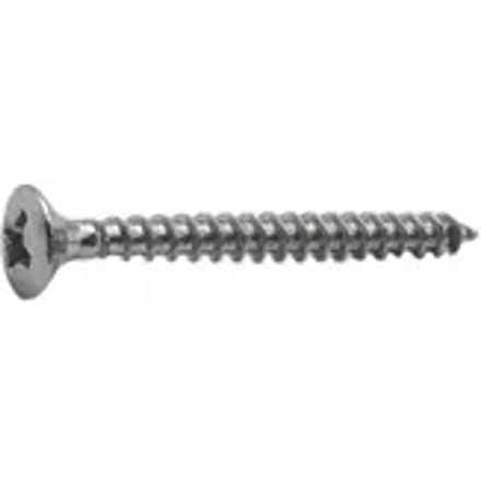 Sencys Universele Schroef Rvs Verzonken Kop Pozi - 4x40mm - 10 Stuks