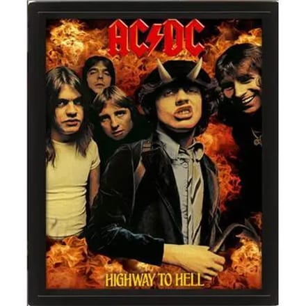 3d lenticulair frame Pyramid AC/DC Highway To Hell