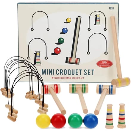 Mini-croquet spel voor kinderen Rex London