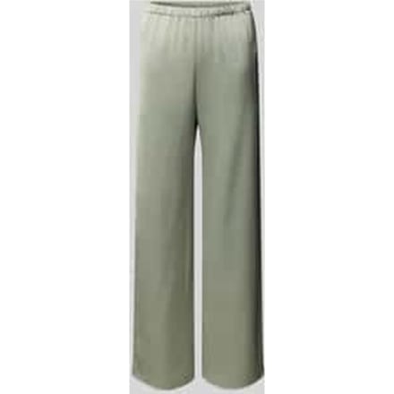 wide fit broek van satijn