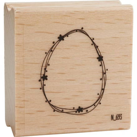 Houten stempel "Paasei"