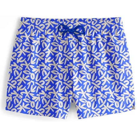 "Blue Geometric" Zwemshorts