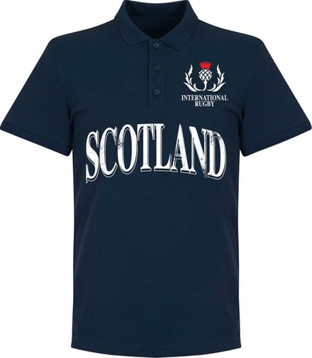 Schotland Rugby Polo - Navy - M