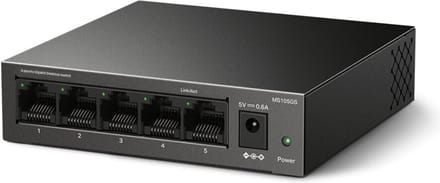 Netwerk Switch - 5 Poorten - Metalen Behuizing - Internet Splitter - Ethernet - Voor Internetkabel
