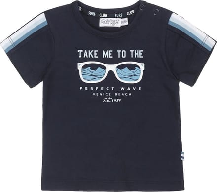 Dirkje Jongens Shortsleeve Tshirt To The Sun Navy - 68