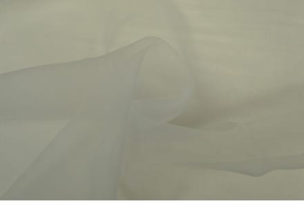 Organza stof - Zilvergrijs - 1 meter - Per meter - 150cm breed