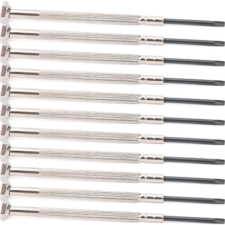 10 stuks Professionele Schroevendraaier Reparatie Schroevendraaier Gereedschap voor Fluit Klarinet Saxofoon white