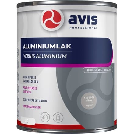 Avis Aluminiumlak - RAL 9006