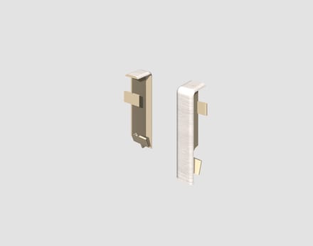 EGGER-verbindingselement voor 6 cm plint KUBUS Eiken wit