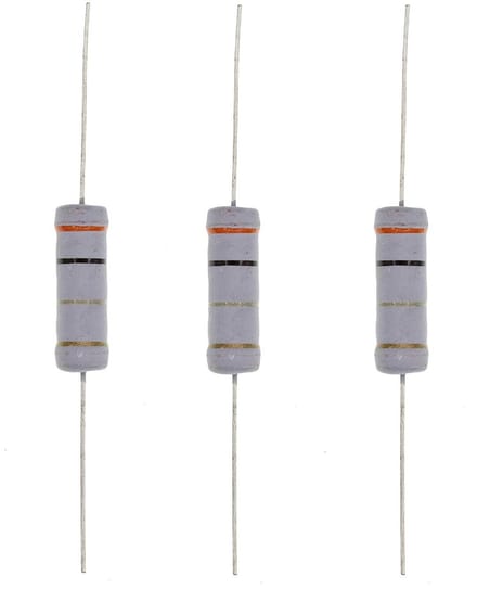 Weerstand Metaaloxide - Componenten Set - Elektronica Reparatie - 5 Watt Vermogen - 10 Stuks - Niet Van Toepassing