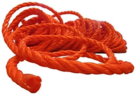 Benson Oranje polypropyleen touw - 4 mm - 25 meter - 400 kg breeksterkte