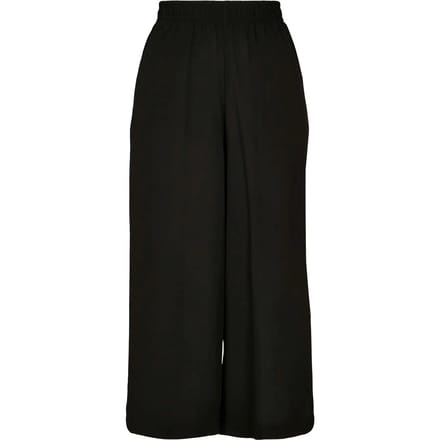 Urban Classics Wide Viscose Culotte Dames Stoffen broek - zwart - S
